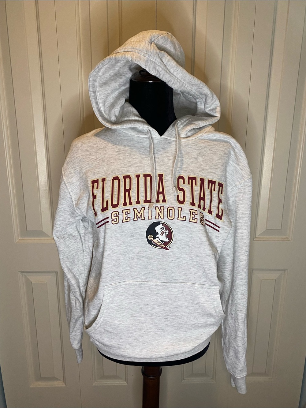 Florida State Seminoles Heather Gray Hooded Sweatshirt Sz: Small